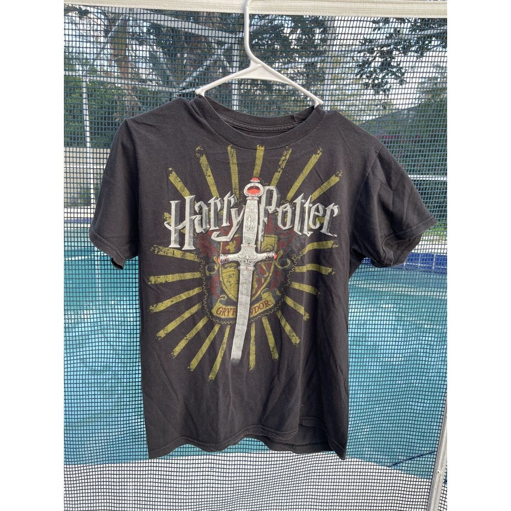 Retro Harry Potter Gryffindor Sword Men's Brown  T-Shirt Size Small